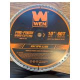 WEN BL1060 10-Inch 60-Tooth Fine-Finish Woodworking Saw Blade