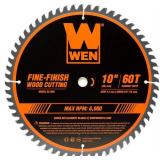WEN BL1060 10-Inch 60-Tooth Fine-Finish Woodworking Saw Blade