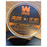 WEN BL1060 10-Inch 60-Tooth Fine-Finish Woodworking Saw Blade