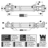 $124 2500 psi Hydraulic Cylinder with 3x12 in. Bore & Stroke