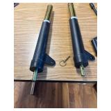 Two Trailer Jacks. One Handle