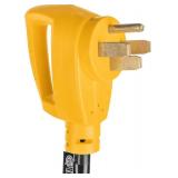 Camco PowerGrip Dogbone RV Electrical Adapter - 50A/30A Copper