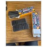 2- Pack. Adjustable Ankle/Wrist Weights, 1 Pair, 1 lb Each, Silicone. Black