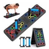 Solid Push Up Board 15-in-1 Home Workout Equipment Case