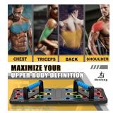 Solid Push Up Board 15-in-1 Home Workout Equipment Case