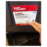 $65 Hyper Tough 27-Gallon Stackable Snap Lid Storage Bin, Black/Red