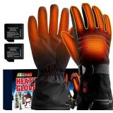 $90 Rechargeable Heated Gloves for Men & Women 7.4V 6400mAh Battery