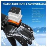 $90 Rechargeable Heated Gloves for Men & Women 7.4V 6400mAh Battery