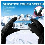 $90 Rechargeable Heated Gloves for Men & Women 7.4V 6400mAh Battery