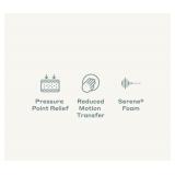 $80 Casaluna Queen 3" Serene Foam Mattress Topper