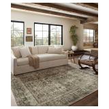 $217 Loloi Magnolia Home Sinclair SIN-01 Pebble/Taupe 7