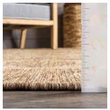 $120 nuLOOM Ranya Tribal Light Brown 6 ft 7 in x 9 ft Indoor/Outdoor Rug