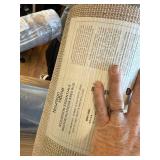 $97 Essentials 6 ft x 9 ft Ivory Beige Indoor/Outdoor Patio Rug