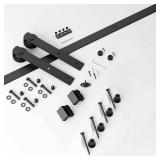 $60 SMARTSTANDARD 5.5ft Barn Door Hardware Kit, Sliding I-Shape Hanger