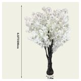 $170 White Artificial Cherry Blossom Trees, 6.5ft/2m, Decor