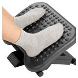 HUANUO Desk Footrest, Adjustable with Massage, for Home/Office