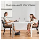HUANUO Desk Footrest, Adjustable with Massage, for Home/Office