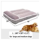 WINDRACING Large Dog Bed with Pillow for Crate/Kennel, Sofa Bed