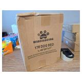 WINDRACING Large Dog Bed with Pillow for Crate/Kennel, Sofa Bed