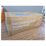 $54 FUKUMARU Cat Wall Shelves - 2-Platform Tree Shape Floating Shelf