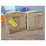 TWO Pack Better Homes & Gardens Blue Glass Ribbed Candle Holder, 5"