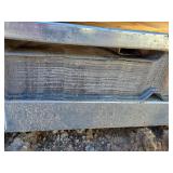 Industrial Metal Plates K0311 10 ft long galvanized corrugated steel panel quantity 100 sheets
