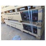 KJ 33FT x 25FT Double Garage Steel Barn Shed - Model K3325G