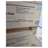 KJ 33FT x 25FT Double Garage Steel Barn Shed - Model K3325G