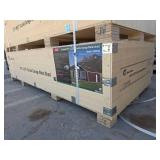 New KJ 23x22ft Double Garage Metal Shed Kit - Model K2223G