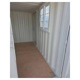 11ft Modified Shipping Container with Windows