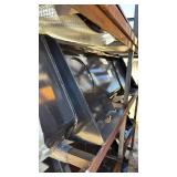 Unused SD Lanch 72-inch Industrial Skid Steer Bucket with Gold Teeth