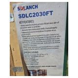 SDLANCH 20x30 All-Steel Carport Kit with Enclosed Sidewalls