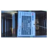 Decorative Wrought Iron Fence Panel with Fleur-de-lis Design 111" x 65" (Missing 3 Tines)