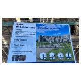 Ranch IRIG Bi-Parting Iron Gate Set 228â total length x 86â