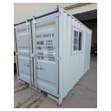 12ft Modified Shipping Container Office