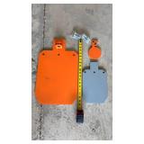 Steel Shooting Target Set - Orange and Gray