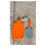 Steel Shooting Target Set - Orange and Gray