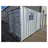 11ft Modified Shipping Container with Windows