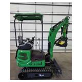Unused KX12-CDB Mini Excavator with Briggs & Stratton XR2100 Engine and Adjustable Chassis