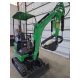 Unused KX12-CDB Mini Excavator with Briggs & Stratton XR2100 Engine and Adjustable Chassis