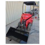 AGT SDA-140W Mini Wheel Loader w/ 44\" Bucket