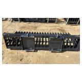 Arteer 84-inch Skeleton Skid Steer Rock Bucket SSB-84W