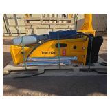 Unused 2025 Box Type TOFT 680 Hydraulic Hammer w/ 45mm Pins for CAT305 4-8 Ton Excavator