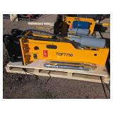 Unused 2025 Box Type TOFT750 Hydraulic Breaker Hammer w/ 50mm Pins CAT 308D for 7-10 ton Excavator