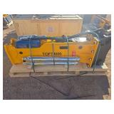 Unused 2025 Box type TOFT 1000 Hydraulic Breaker Hammer 70mm Pins to fit CAT 35, 10-18 ton Excavator