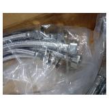 [10-Pack] PLUMBINGMASTER Faucet Hose,Faucet Supply Lines (3/8 Comp x 1/2 FIP), Certified Safe Supply Lines for Bathroom Faucet (24 inch)