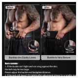 Lever Lifting Belt for Man and Women, Weightlifting with Adjustable Heavy Duty Buckle, Professional Weight Lifting Belt