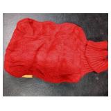 samply Hot Water Bottle with Knitted Cover, 2L Hot Water Bag for Hot and Cold Compress, Hand Feet Warmer, Ideal for Menstrual Cramps, Neck and Shoulder Pain Relief,Red