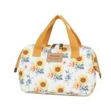 Smrcom Makeup Bag Cosmetic Bag For Women Girl Travel Makeup Bag Toilet Bag Zipper Organizer Bag Waterproof (Sunflower)