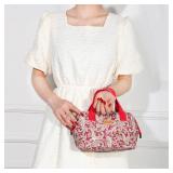 Smrcom Makeup Bag Cosmetic Bag For Women Girl Travel Makeup Bag Toilet Bag Zipper Organizer Bag Waterproof (Sunflower)